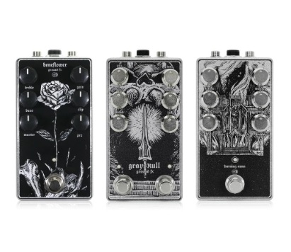 春早割 Ground Fx Sunn」「Grayskull Boneflower」「Burning ギター