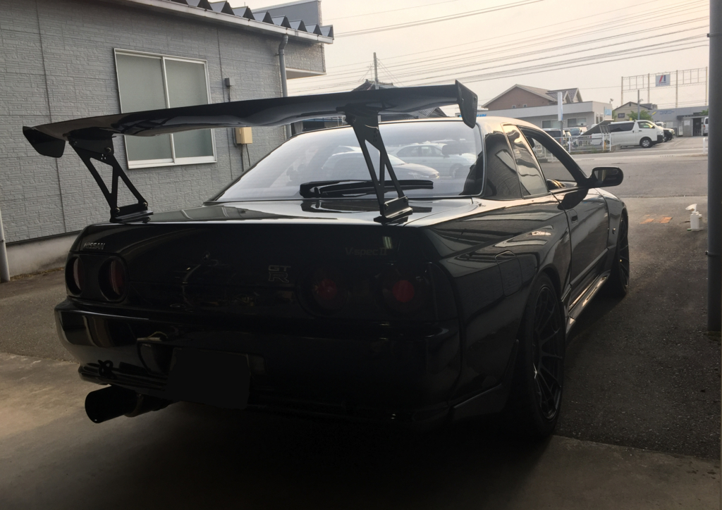 ニッサン スカイライン GT-R BNR32 純正リアスポイラー レストア