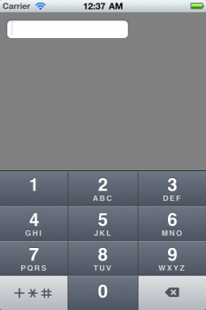 UIKeyboardTypePhonePad