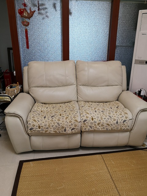 手作りソファーカバー 3時間で完成！リクライニング式ソファーカバーの作り方 ミニチュアで