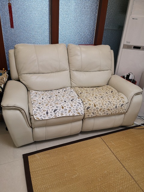 リクライニング可動式ソファーカバーを作りました☆久々のハンドメイド