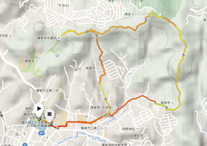 鎌倉トレラン ポケモンgoを鎌倉のハイキングコースでやってみた 天園 トレイルハシルアラウンド
