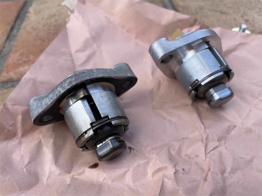 重要部品【即日完了】PCX jf28 kf12 純正チェーンテンショナー交換