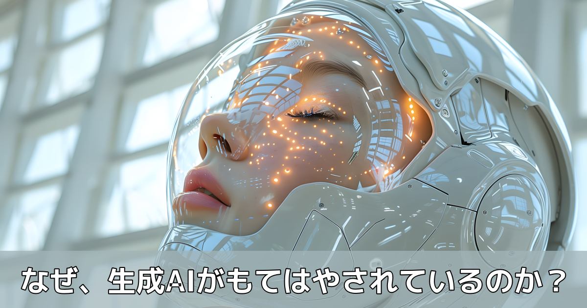 なぜ、生成AIがもてはやされているのか?