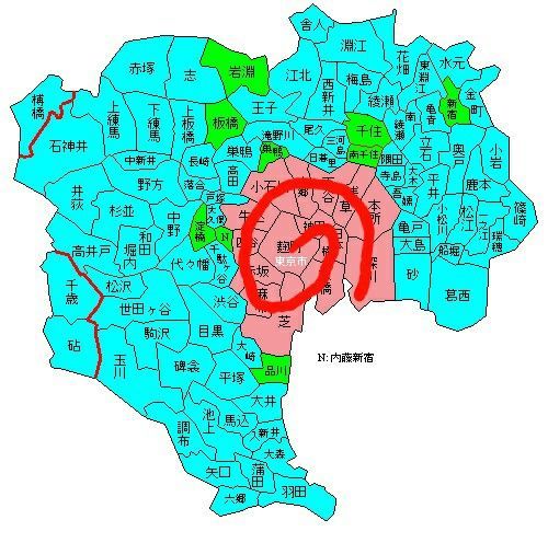 東京23区には正式な順番がある！？東京23区の歴史 - 旅人サイファの  