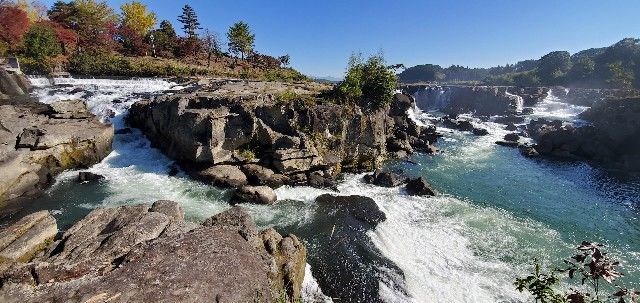 旅人サイファの絶景100選】滝幅日本一！東洋のナイアガラ！『曽木の滝