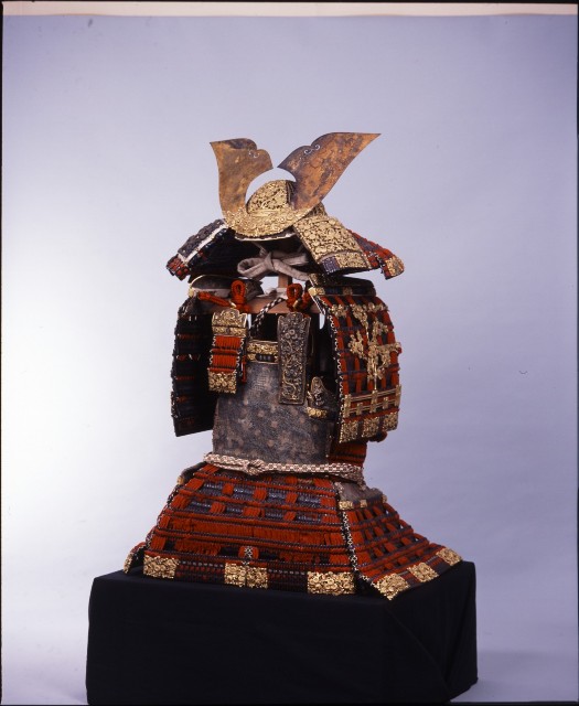 【極美品】八幡太郎源頼家所用 摸 浅葱綾威大鎧の兜 厳島神社蔵　不動明王　源氏 極美品】八幡太郎源頼家所用 摸 浅葱綾威大鎧の兜