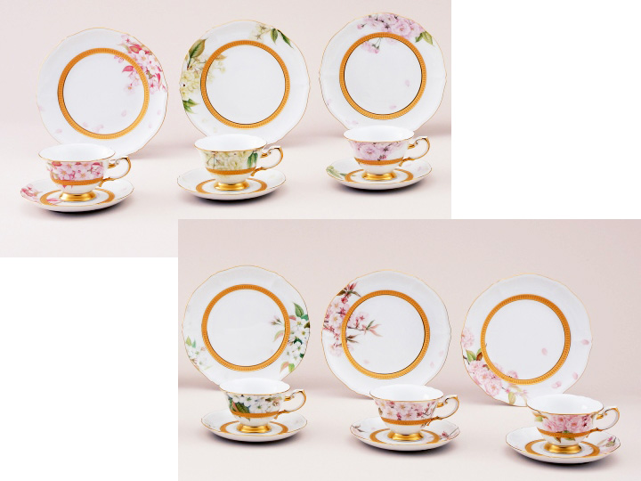 大倉陶園 - 【新品未使用】大倉陶園　100周年記念作品　百花譜（ひやっかふ）プレート 新品未使用】大倉陶園 100周年記念作品 百花譜（ひゃっかふ
