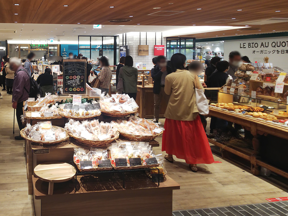 地下食料品＜Foodies’Port2＞ベーカリースクエアにあるイベントコーナー