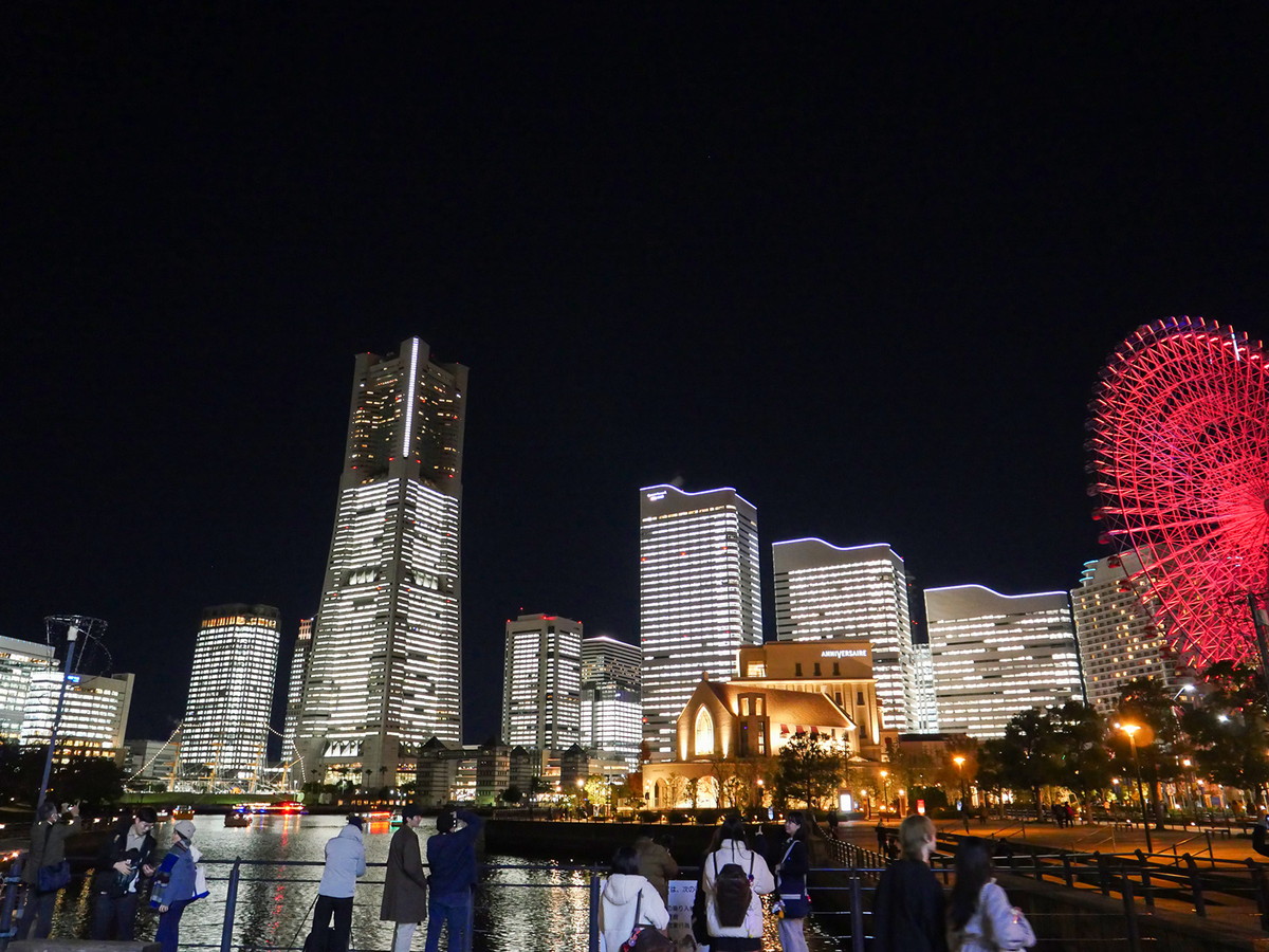 運河パークからの眺め