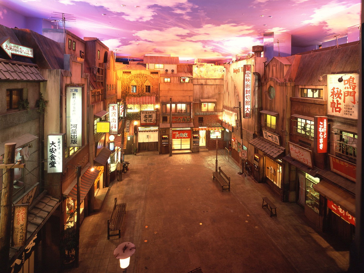 1994年開館時の街並み（提供画像）