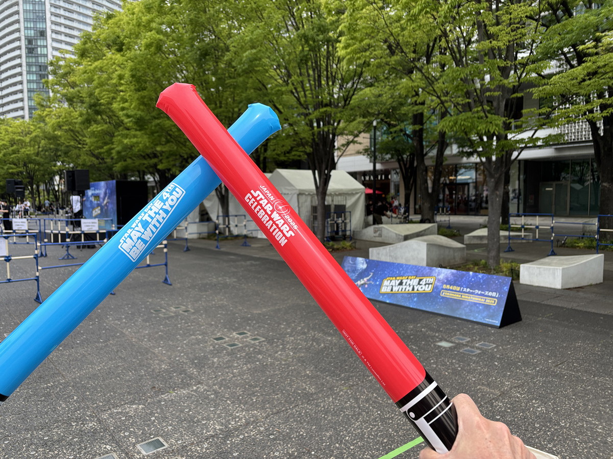 ライトセーバー型バルーンをゲット！