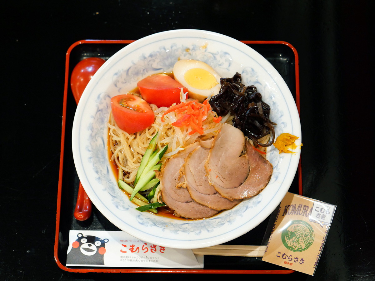 こむらさき「熊本県産小麦の冷やし中華」