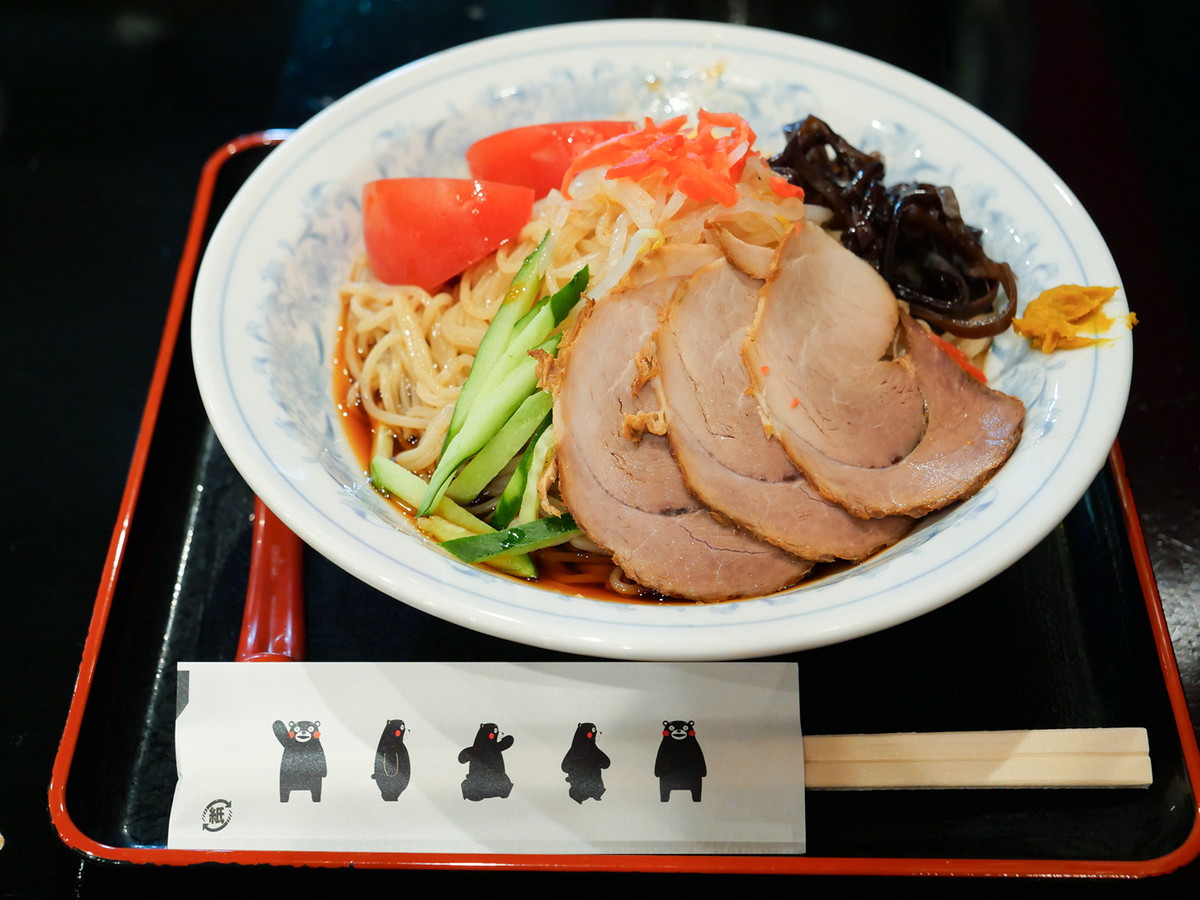 熊本県産小麦の冷やし中華（980円）
