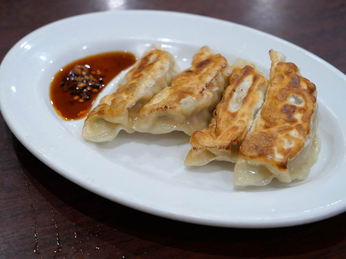 ちゃーめんセットについてくる「半餃子」カリッとジューシー