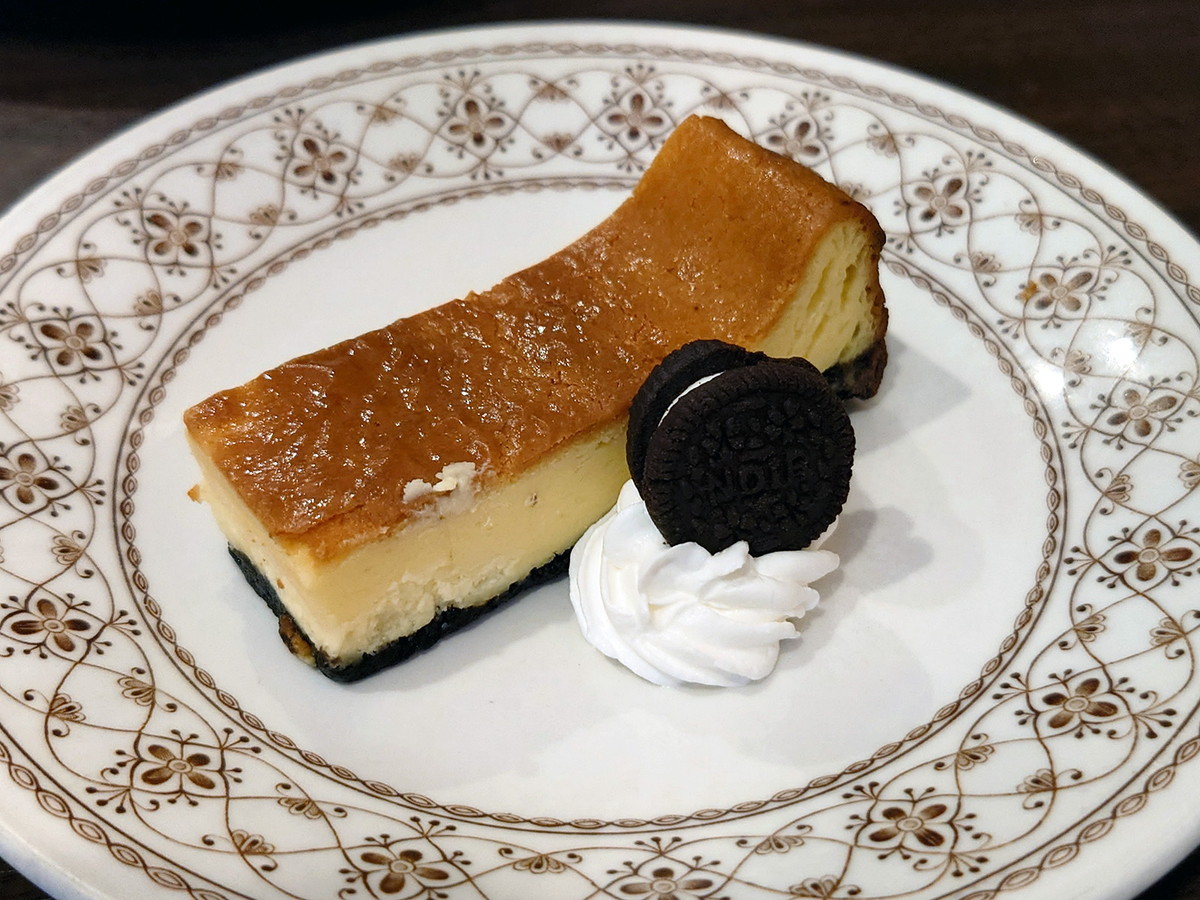 デザートはチーズケーキをチョイス