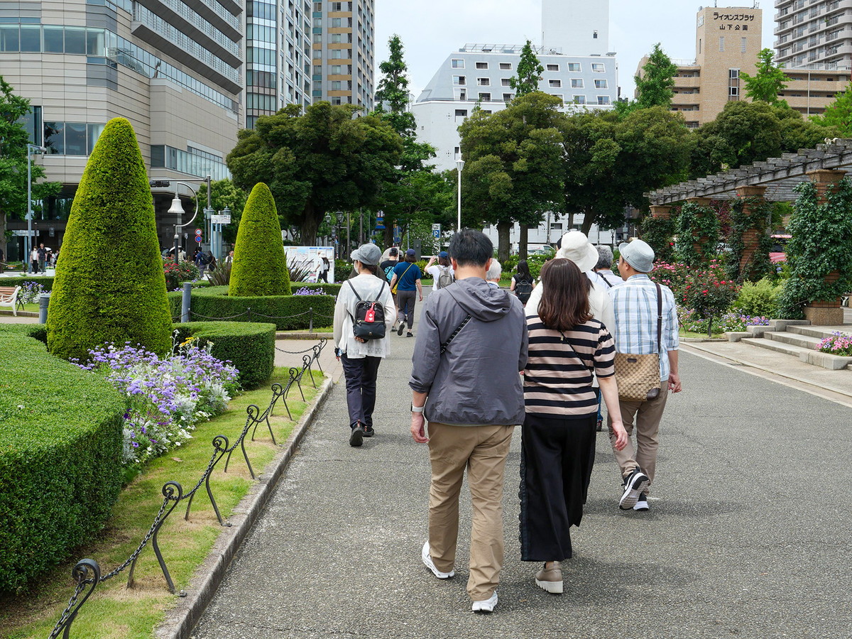 山下公園から横浜中華街へ
