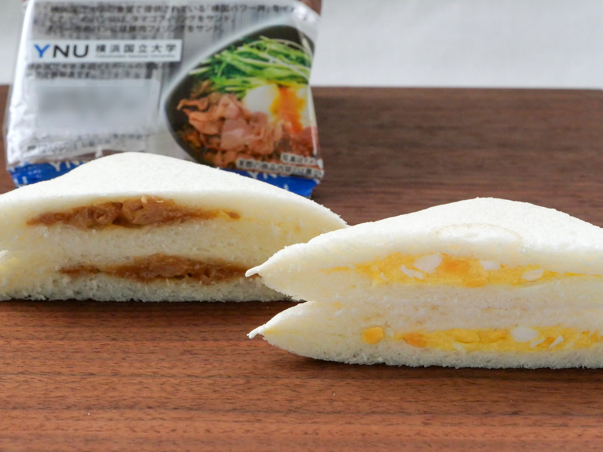 2つの味を組み合わせることで「横国パワー丼」の味をイメージ