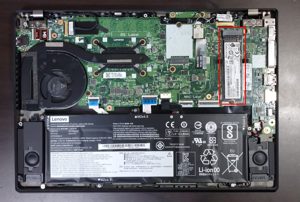 ThinkPadX390のSSD換装 - treedown's Report ThinkPadX390のSSD換装 - treedown's Report