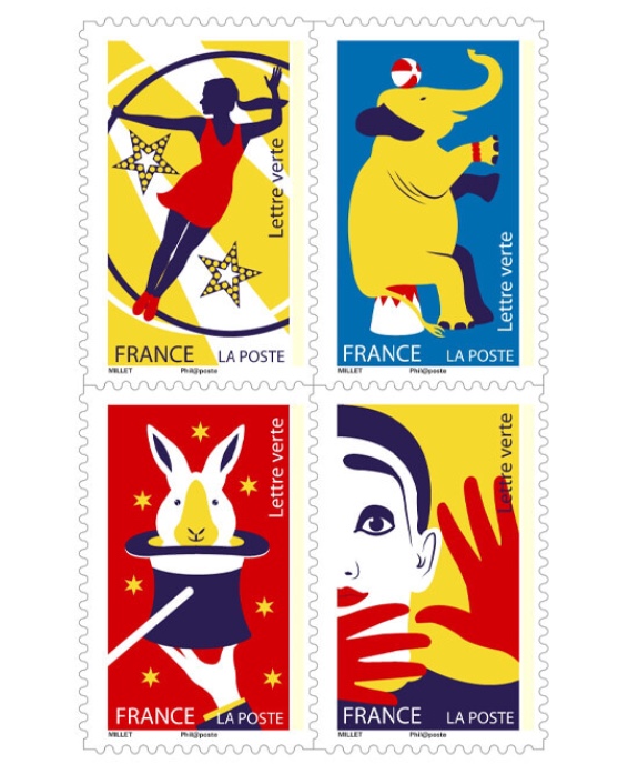 手紙が書きたくなる！フランスの切手たち - トレボンパリ！案内