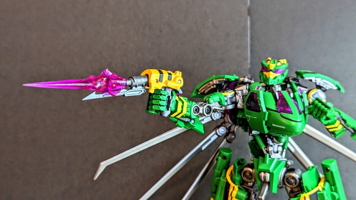 TH-01 HURRICANE トランスフォーマー　ワスピネーターっぽい人 This Beast Wars WASPINATOR is a Trojan Horse [Hurricane TH