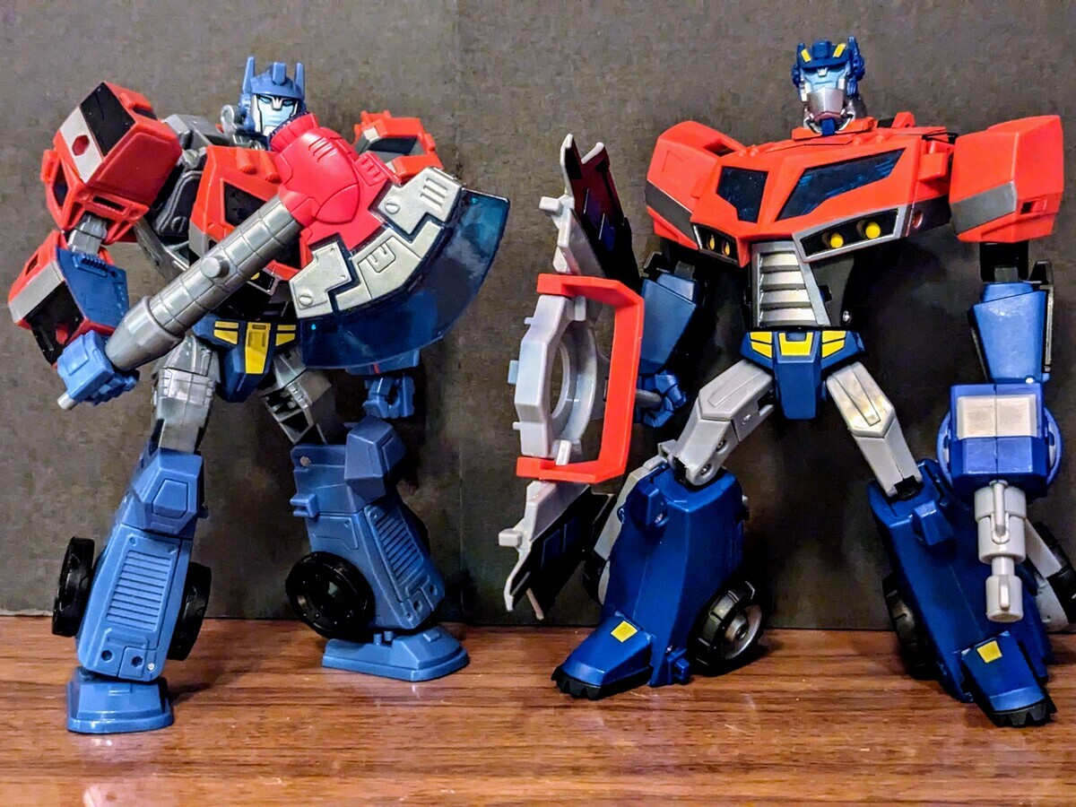 Transformers Animated Voyager Class Outimus Prime - 変圧器たち