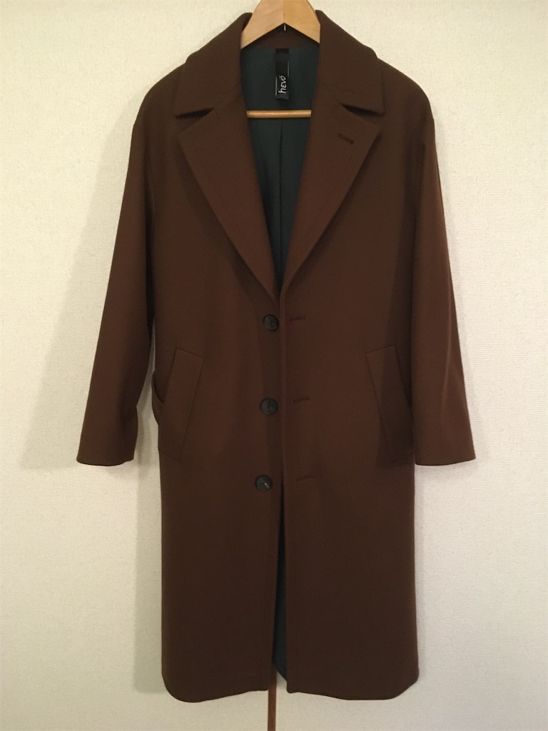 着画あり】hevoのオーバーサイズコートを買ってしまいました