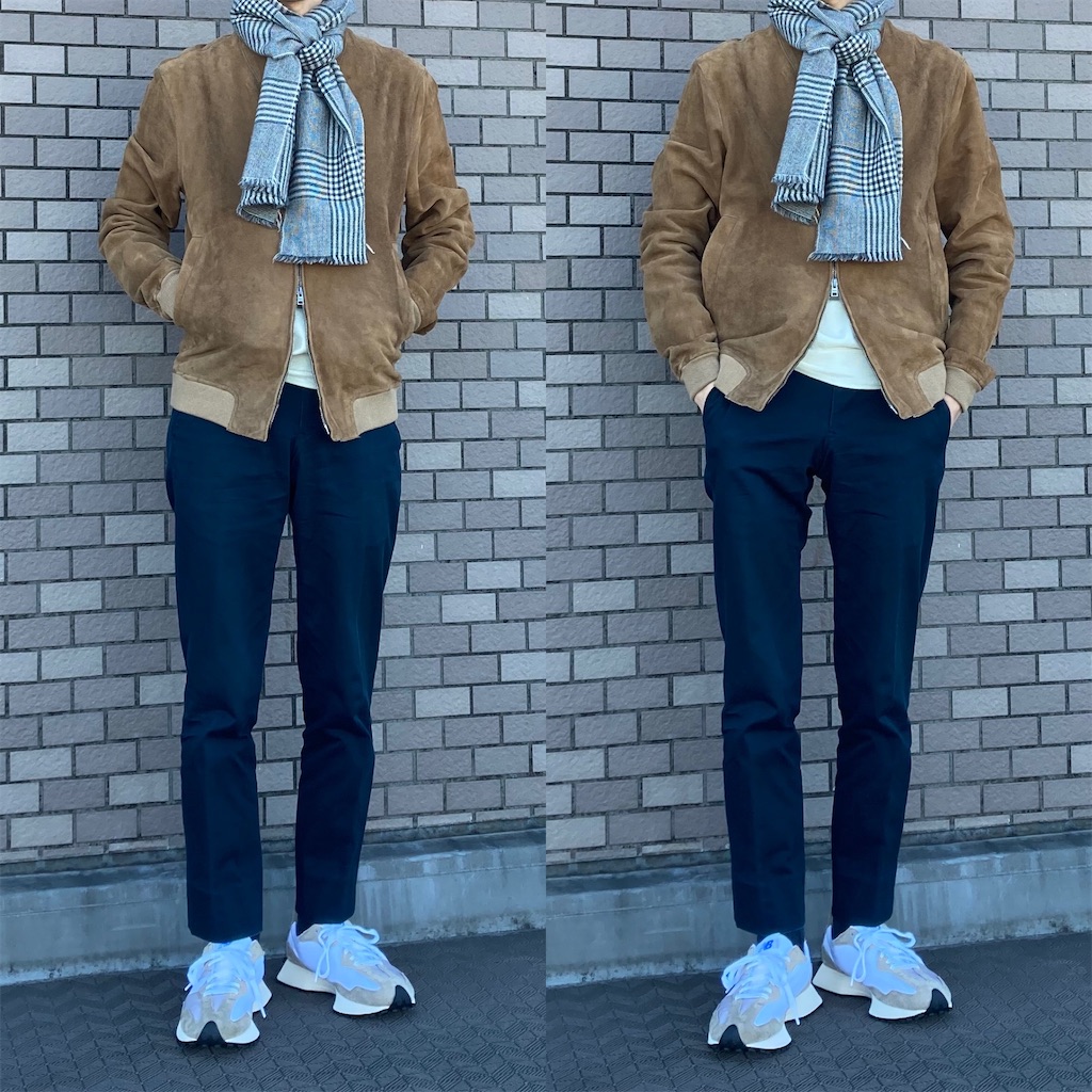 スニーカー New Balance Ms327のコーディネート ビジネスマンのファッションtips
