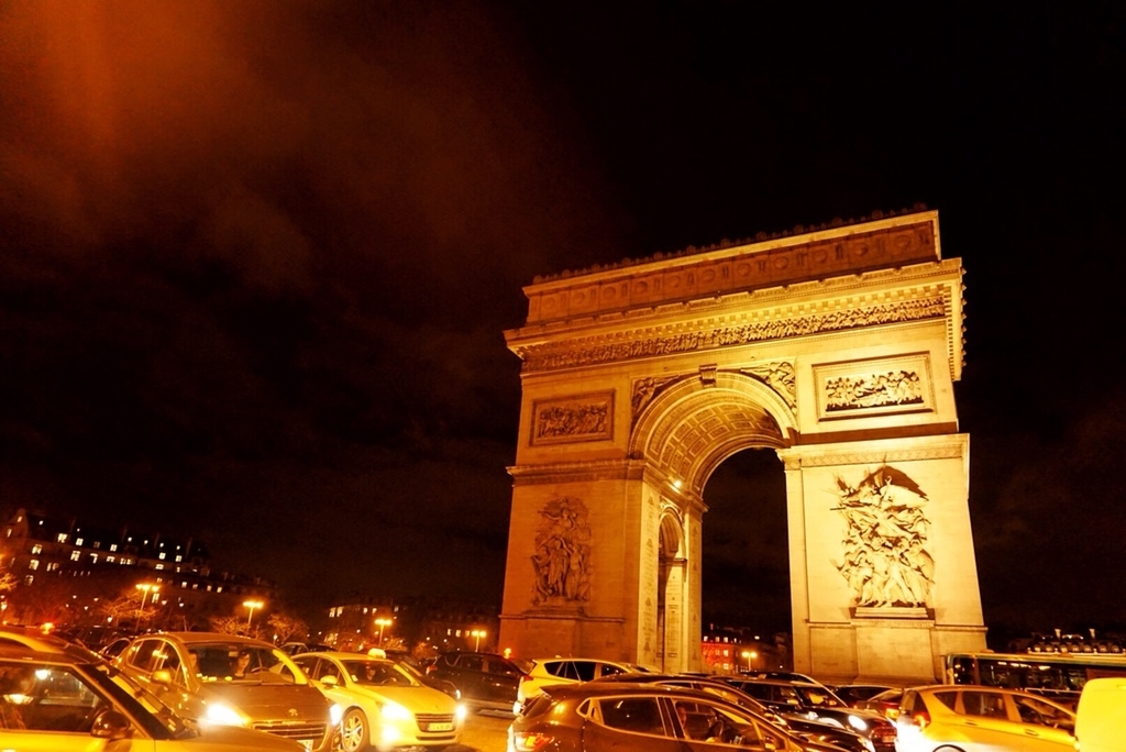 エトワール凱旋門 夜景