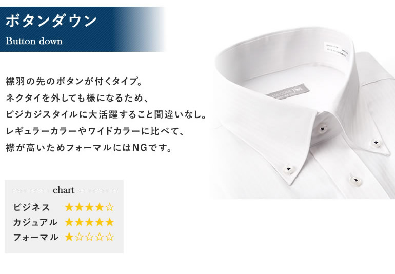 ボタンダウン ワイシャツ