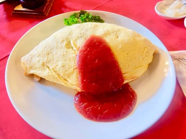 グリルエスのオムライスは大きくておいしい ハンバーグもデミグラスソースもうまいです ゴリ課長の横浜グルメ