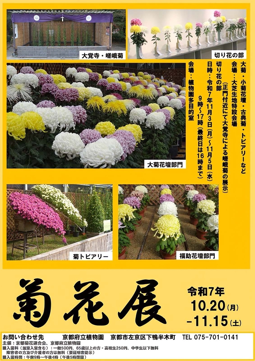 菊花展 京都府府立植物園 - 猫のおもてなし