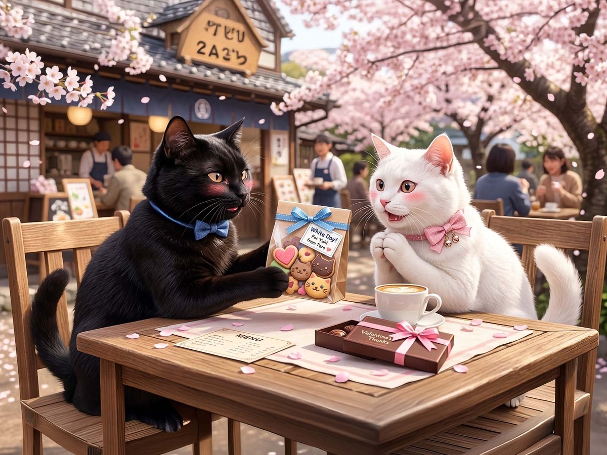 猫クッキーをもらいました 勝手にホワイトデー - 猫のおもてなし