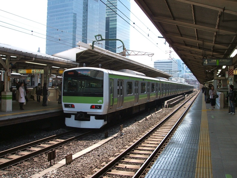 東京駅にて、山手線E231系500番台