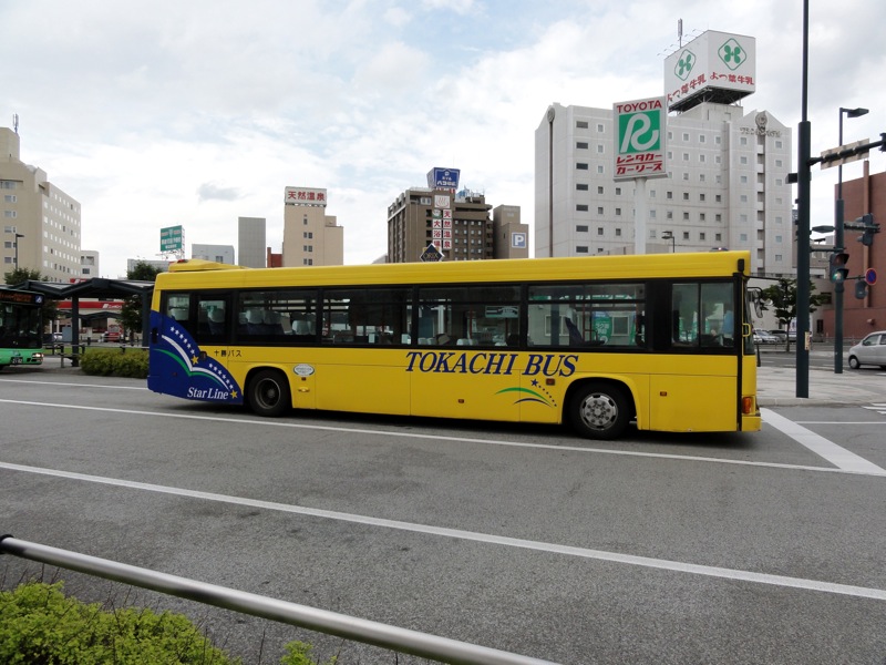  ながーい胴体。十勝バス 銀河線転換バス