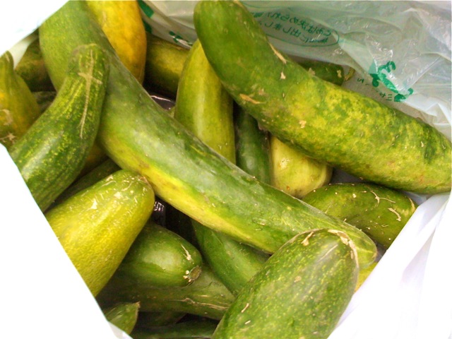 cucumbers