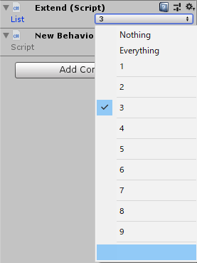UnityEditor の MaskField に区切り線が表示されている画像