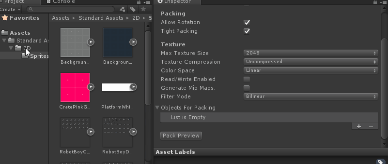 【Unity】Unity 2017の新しいスプライトをパッキングする仕組み、”SpriteAtlas”について - テラシュールブ...