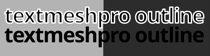 Unity Textmeshproのアウトラインは Uguiのと比べてとても良い テラシュールブログ Unity Textmeshproのアウトラインは Uguiのと比べてとても良い テラシュールブログ