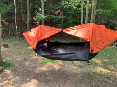 Owly Packs Tent-Hammockを張ってみました(ハ 