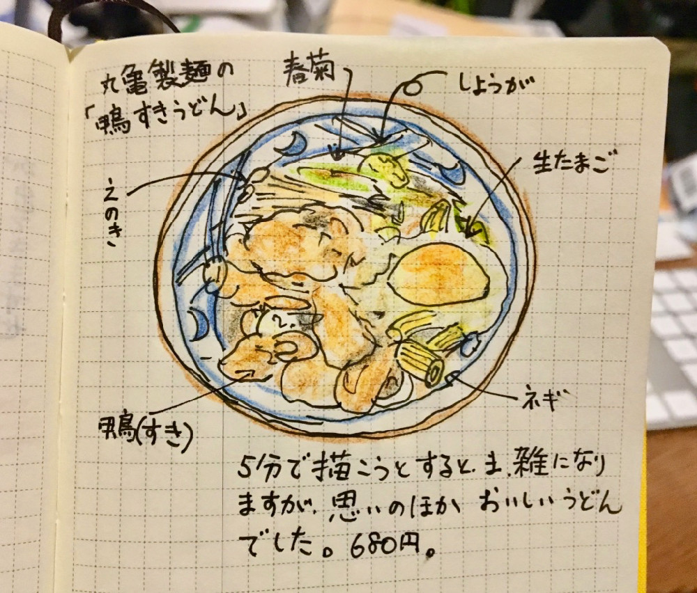 丸亀製麺の鴨すきうどん