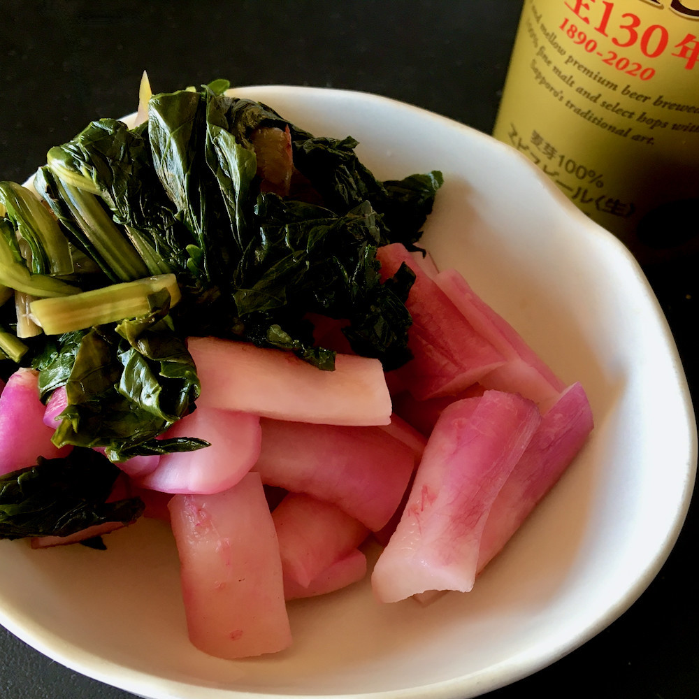 日野菜の漬物