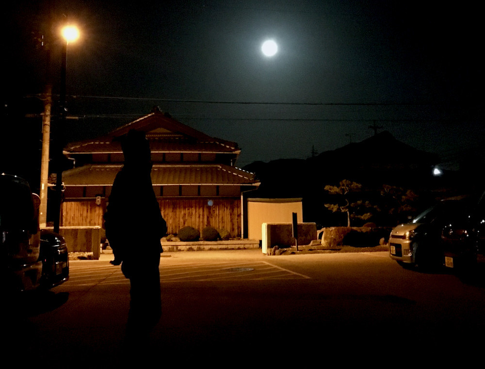 今夜は満月。春の月。