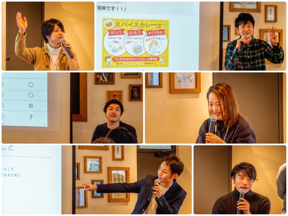 f:id:tsukapon2:20191226235728j:plain 写真:全社 LT 会に登壇したみなさんの発表風景