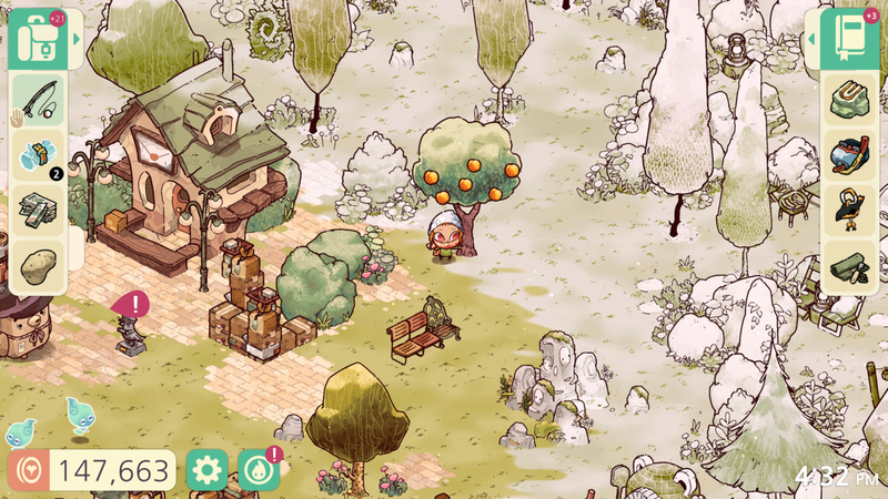 cozy grove ゲーム画像。Steamより引用。