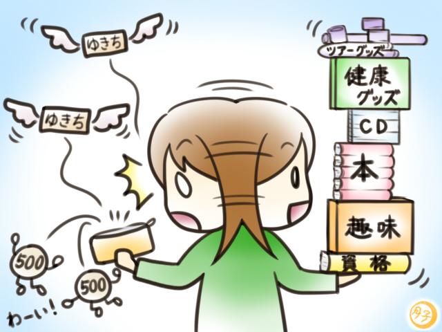 ADHD イラスト 浪費癖