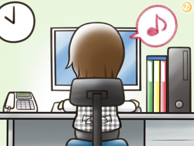 ADHD イラスト 事務のお仕事