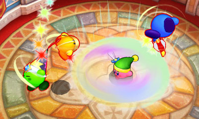 マリオメーカー、カービーバトルデラックス、戦闘中、3DSソフト 3DSソフト「カービィ バトルデラックス！」が11月30日に発売