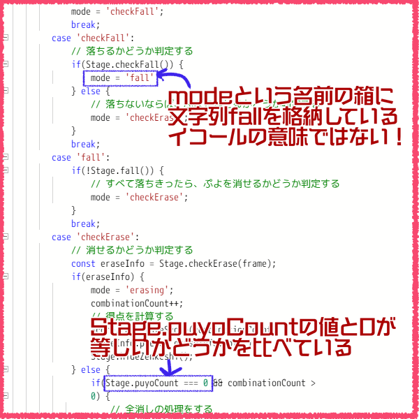 代入演算子と等号の違い