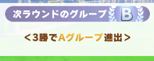 ラウンド2はできればグループBのままで……